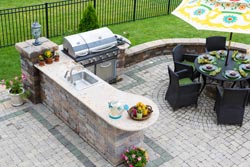 salt lake city UT outdoor bbq Granite kitchen Utah Granite Marble Quartz